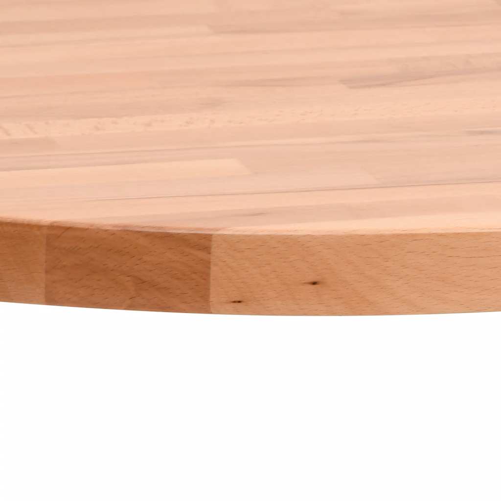 Tampo de mesa redondo ø70x2,5 cm madeira de faia maciça