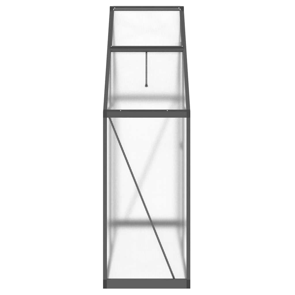 Estufa com estrutura de base 169x58x195 cm alumínio antracite