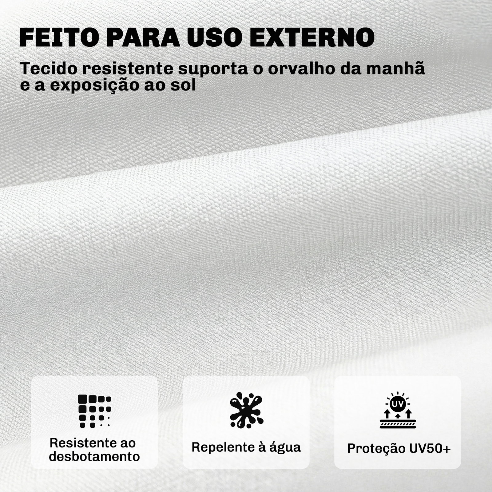 Almofada para banco exterior com tiras de fixação proteção uv50+ recuperação lenta interior exterior 198x65x13 cm creme