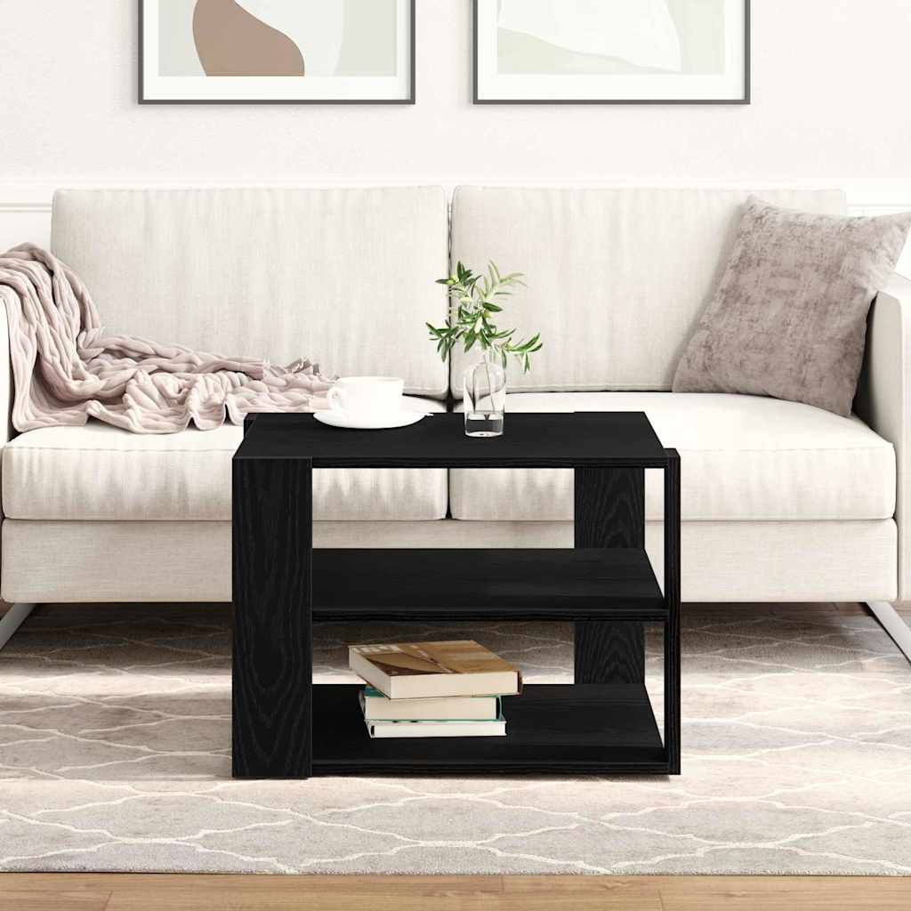 Mesa de centro carvalho preto 58 x 58 x 40 cm