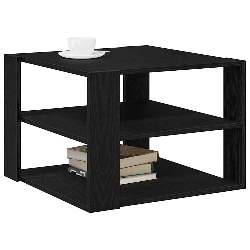 Mesa de centro carvalho preto 58 x 58 x 40 cm