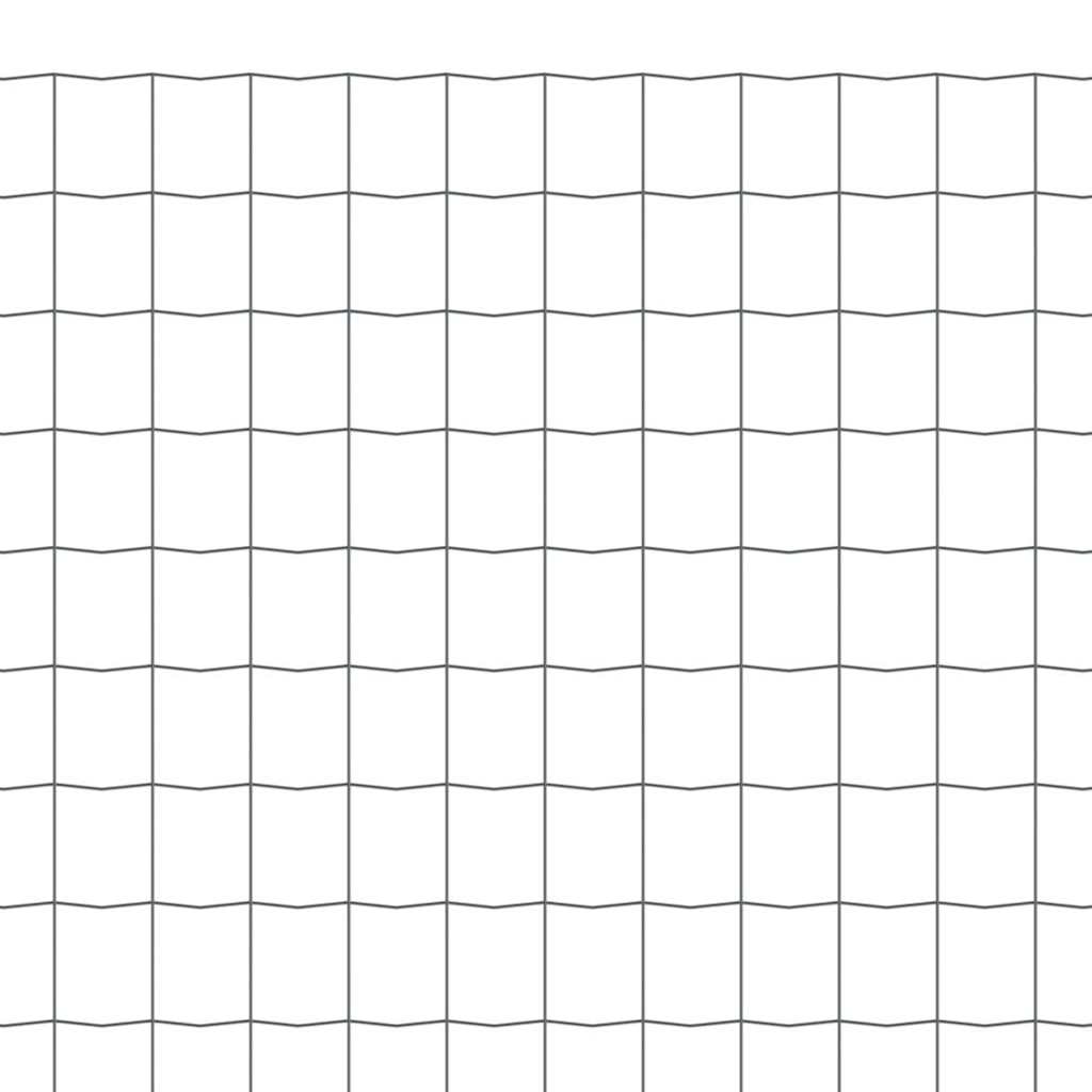 Cerca 25x0,8 m aço cinzento