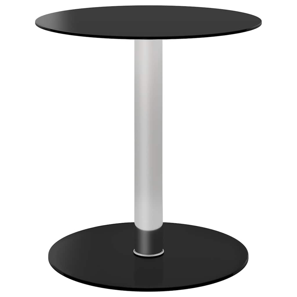 Mesa de centro 40 cm vidro temperado preto