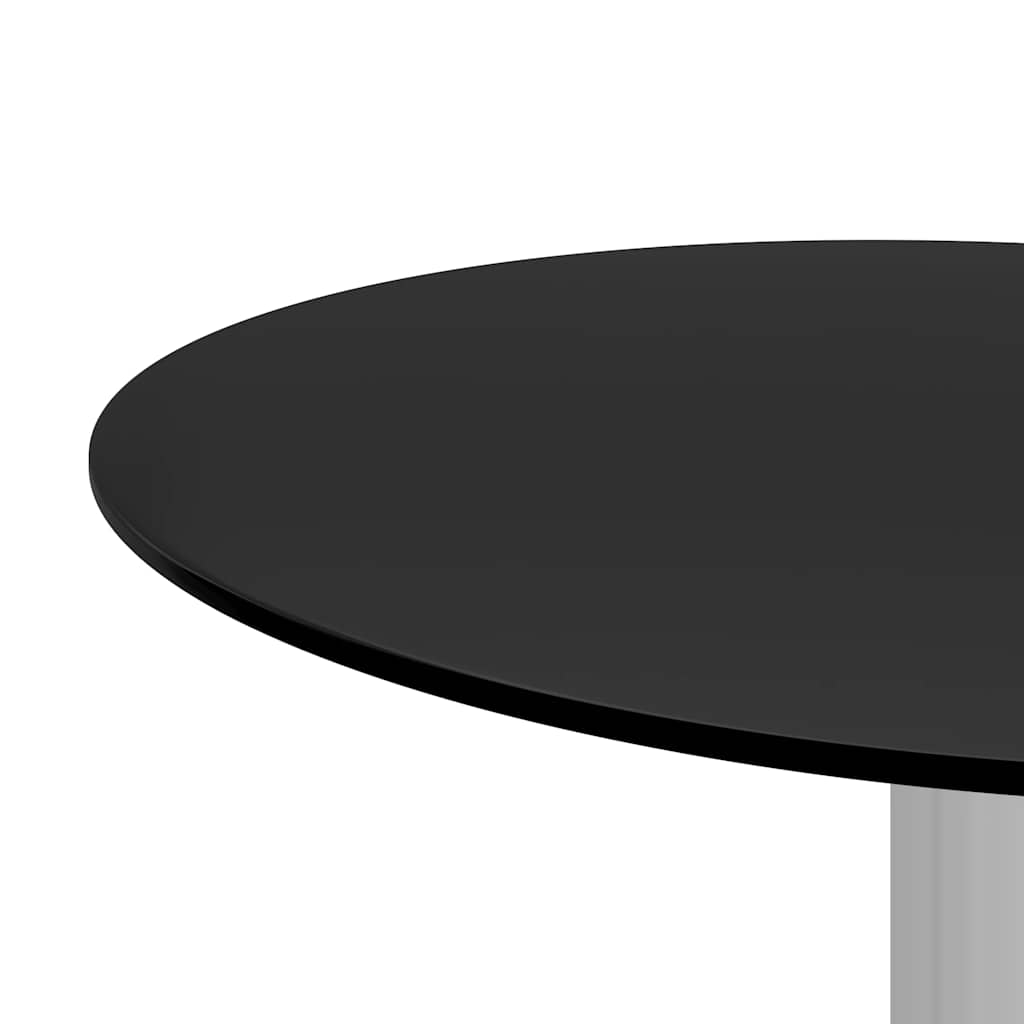 Mesa de centro 40 cm vidro temperado preto