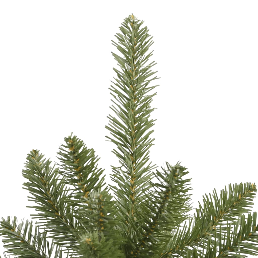 Árvore de natal artificial articulada com suporte 240 cm verde