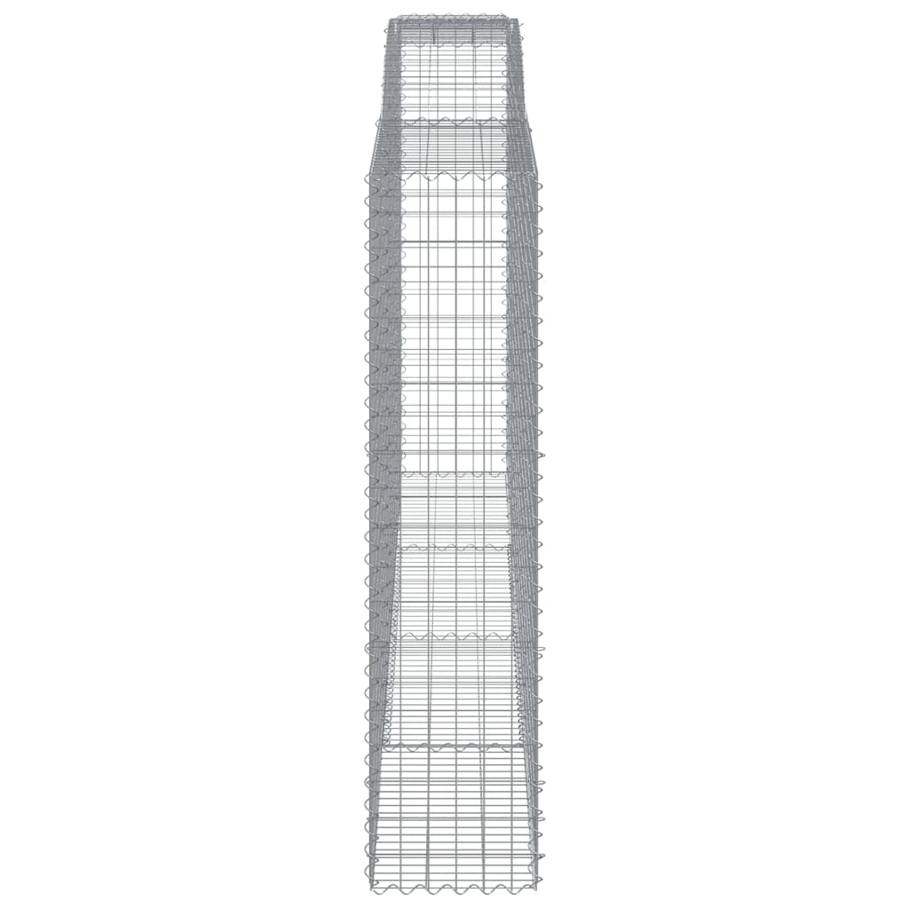 Cesto gabião arqueado 400x50x200/220 cm ferro galvanizado