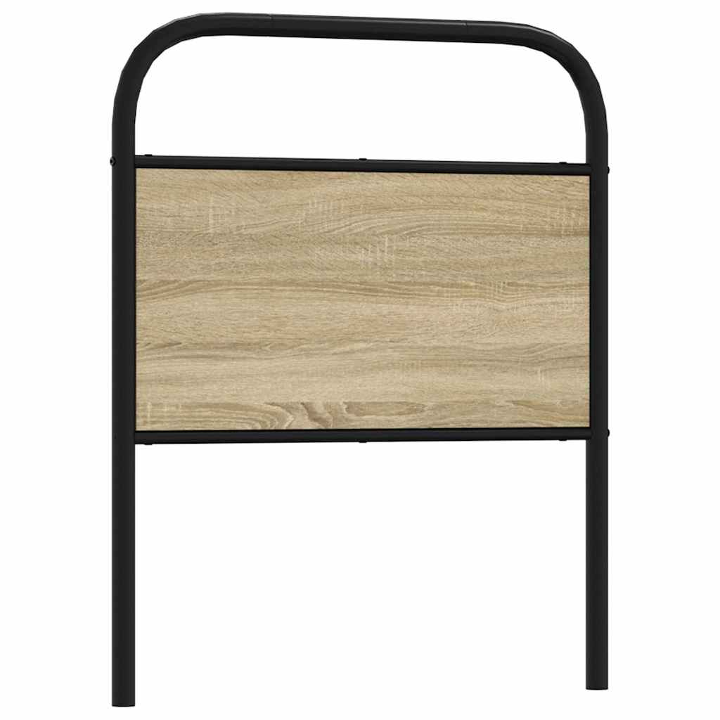Cabeceira de substituição 80 cm derivados madeira/aço carvalho sonoma