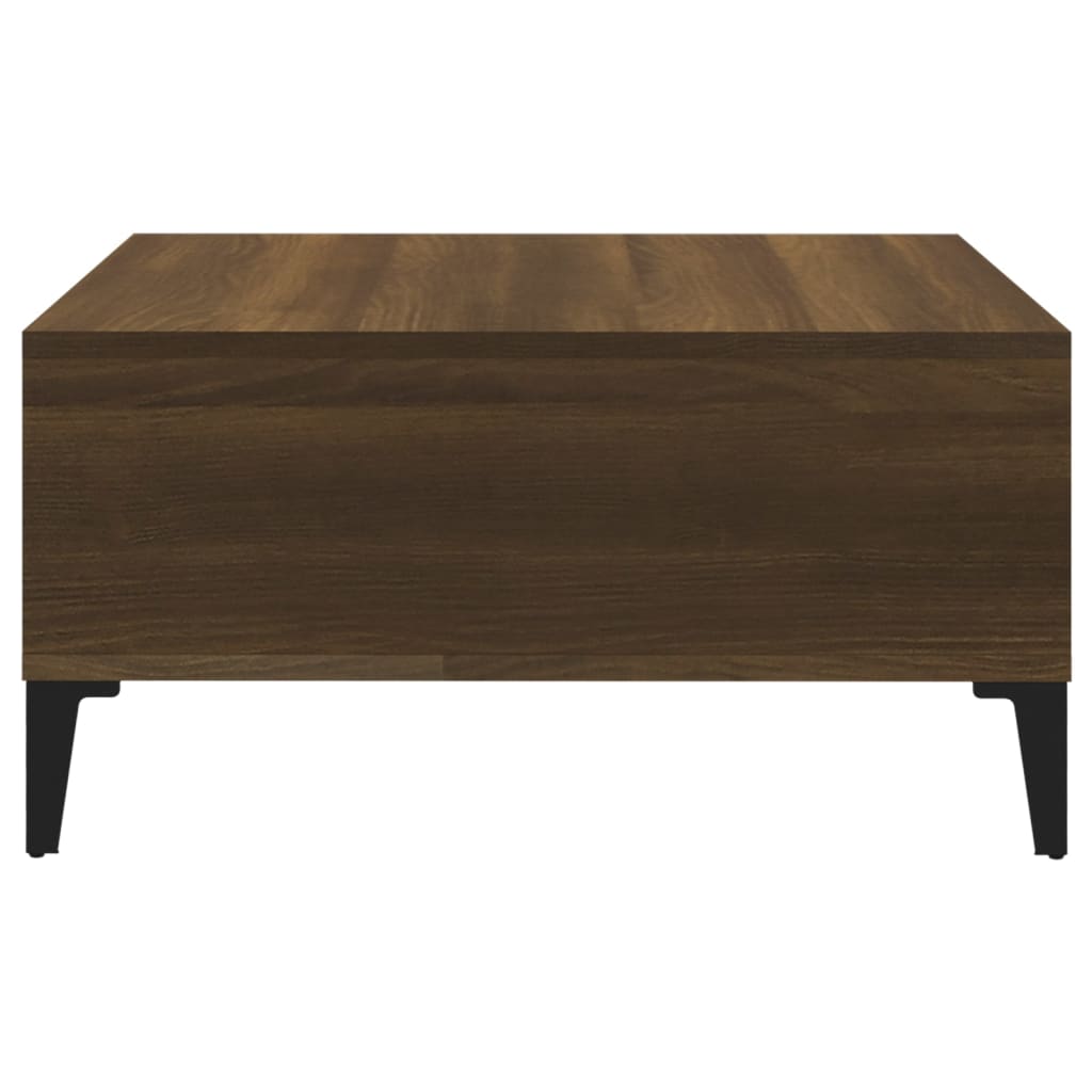 Mesa de centro 60x60x30 cm aglomerado cor carvalho castanho
