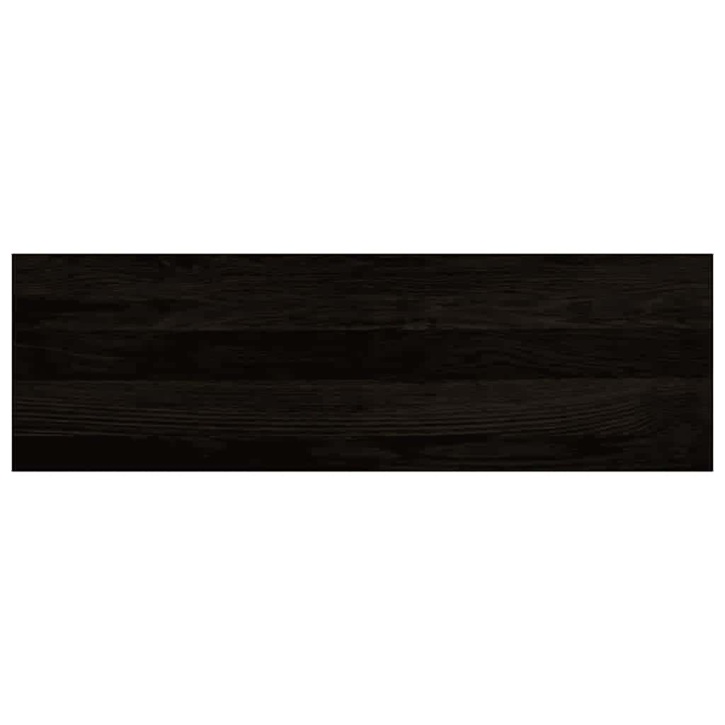 Tapetes de escada 12 pcs 80x30x2 cm carvalho castanho-preto