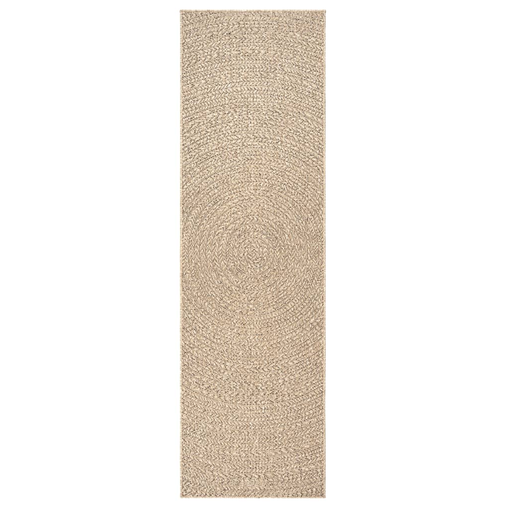 Tapete zizur 80x250 cm aspeto de juta interior e exterior