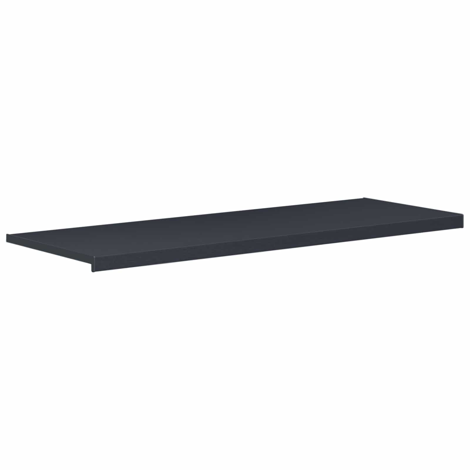 Soleira de janela antracite com veios de madeira PVC