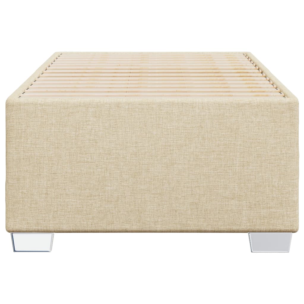 Estrutura de cama sem colchão 80x200 cm creme
