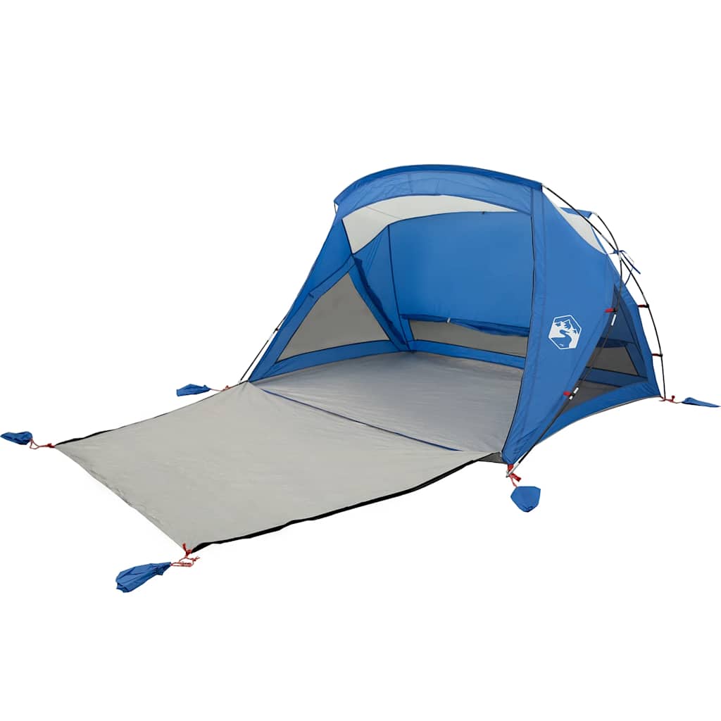 Tenda de praia 2 pessoas impermeável azul ciano