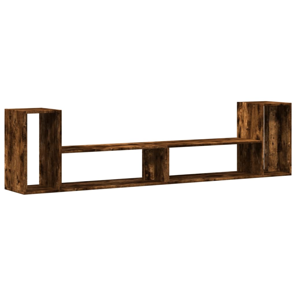 Móveis TV 2 pcs 100x30x50 cm derivados madeira carvalho fumado