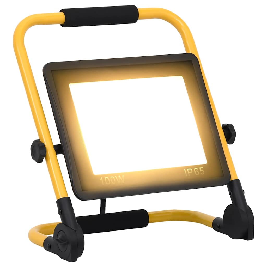 Projetor c/ iluminação LED e pega 100 w branco quente