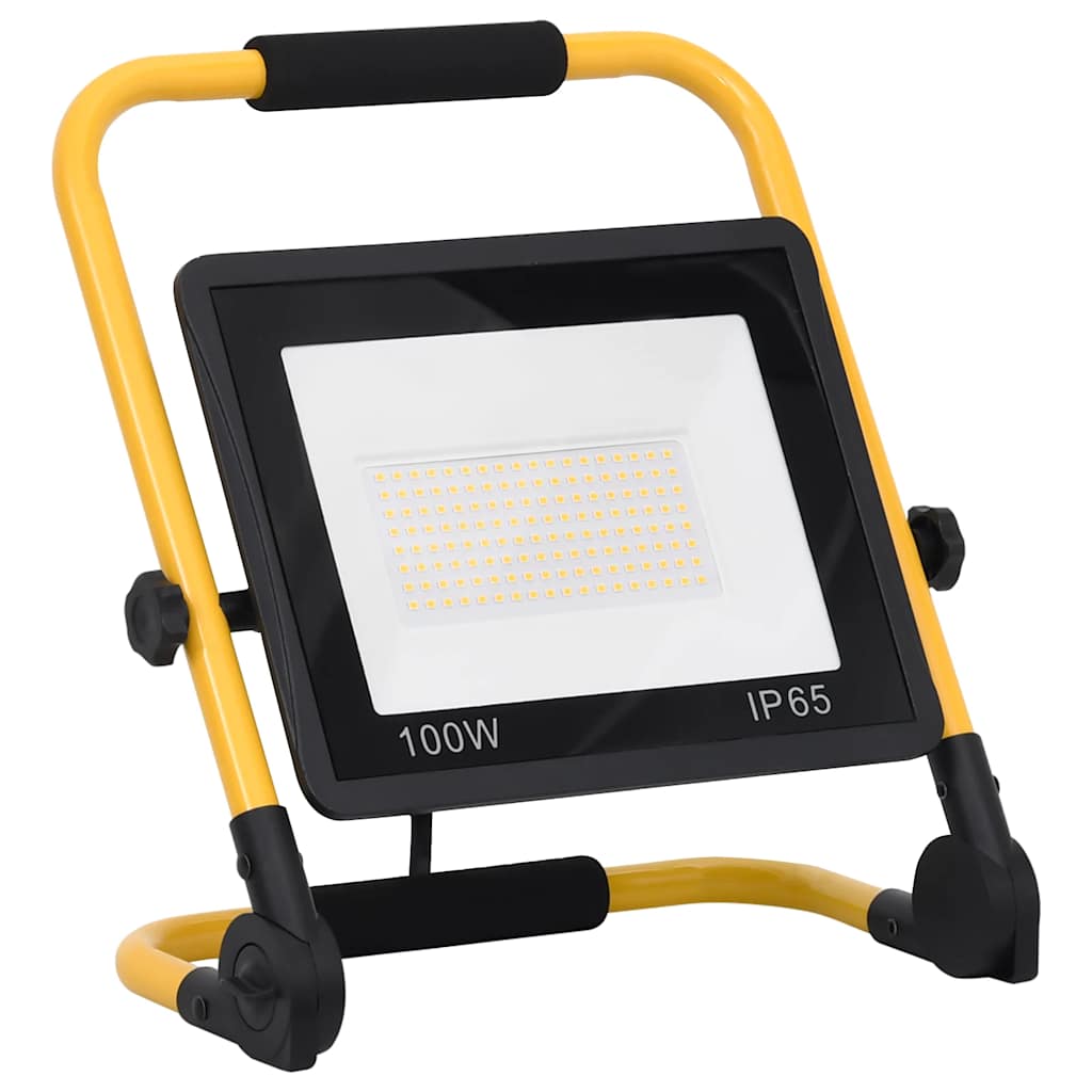 Projetor c/ iluminação LED e pega 100 w branco quente