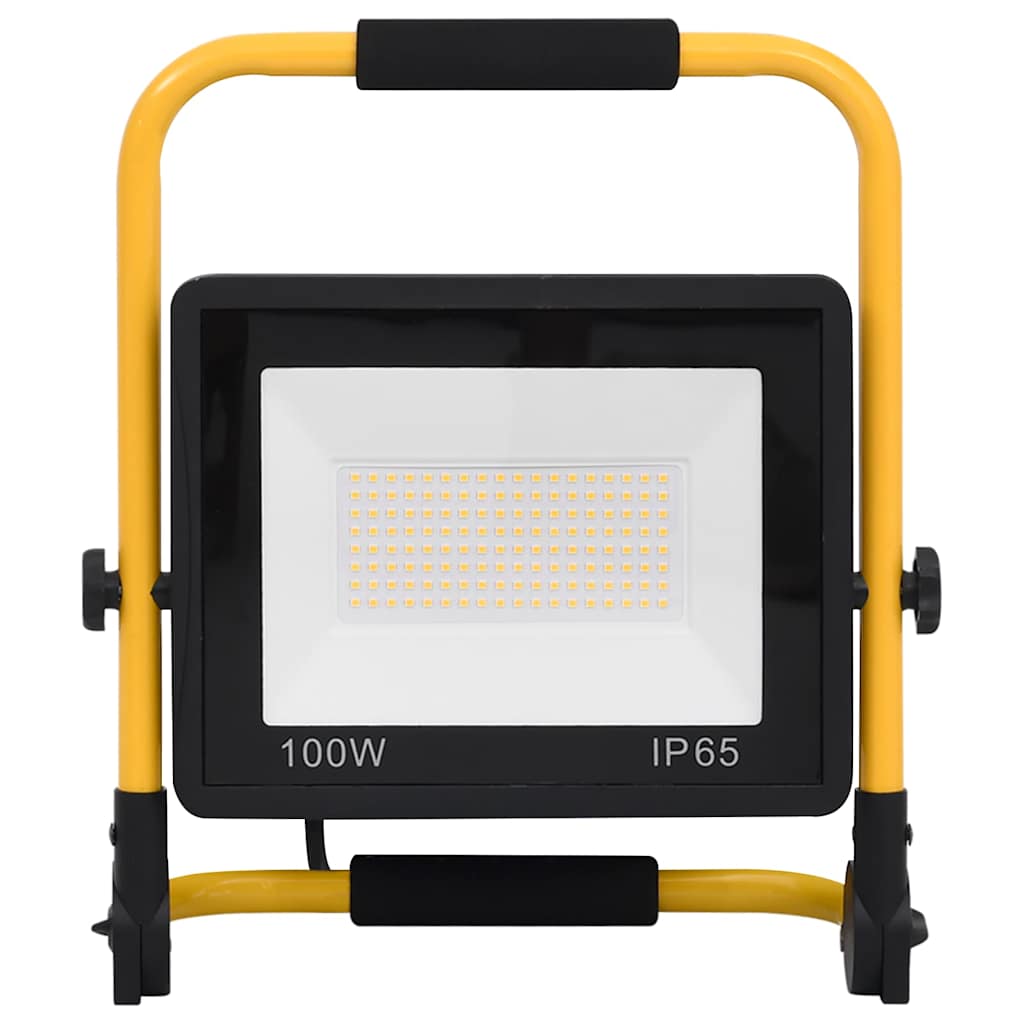 Projetor c/ iluminação LED e pega 100 w branco quente