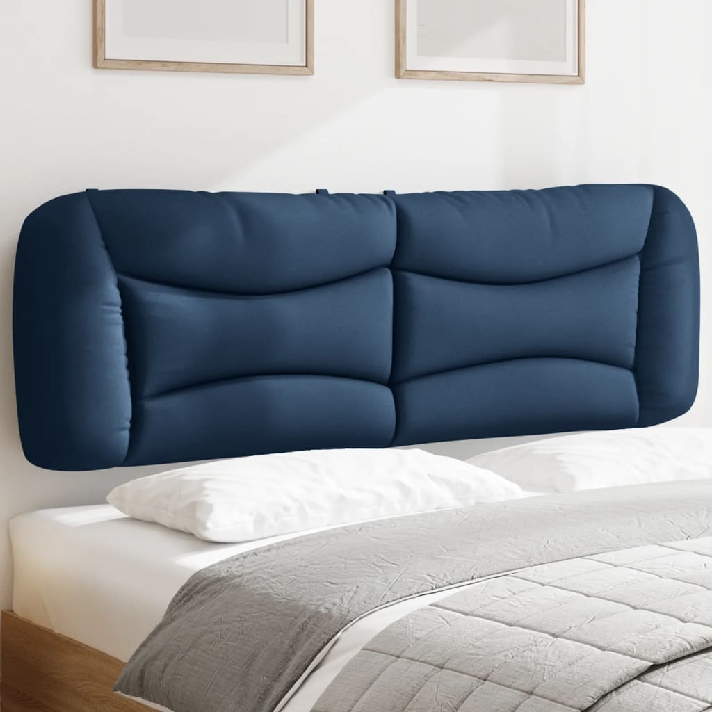 Almofadão de cabeceira hvar 160 cm tecido azul