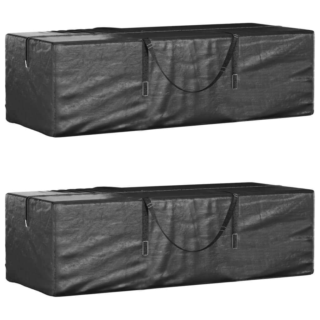 Sacos de arrumação p/ árvore de natal 2 pcs polietileno preto