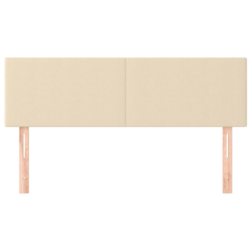 Cabeceiras creme 144x5x78/88 cm tecido