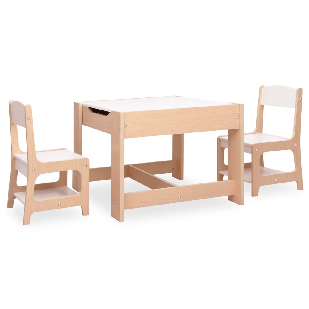 Mesa de criança com duas cadeiras MDF