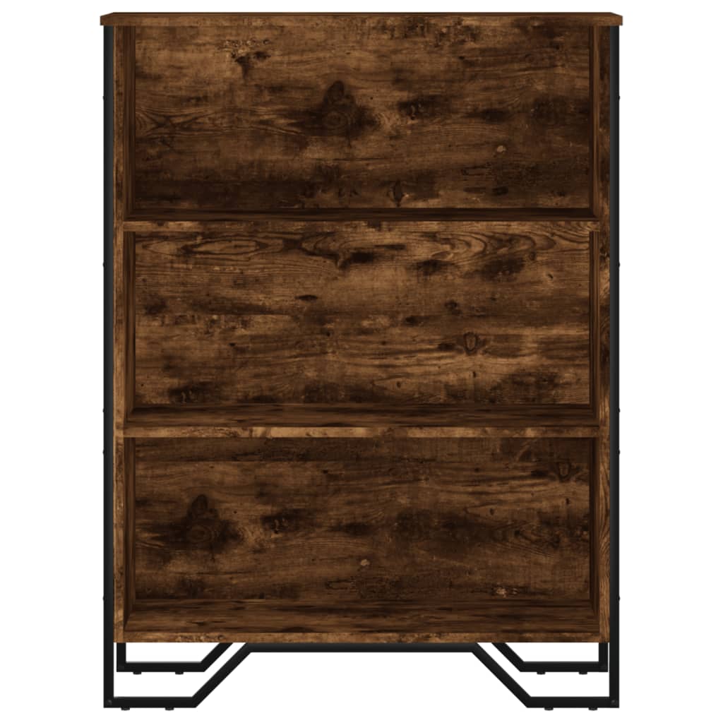 Estante 80x31x106 cm derivados de madeira carvalho fumado