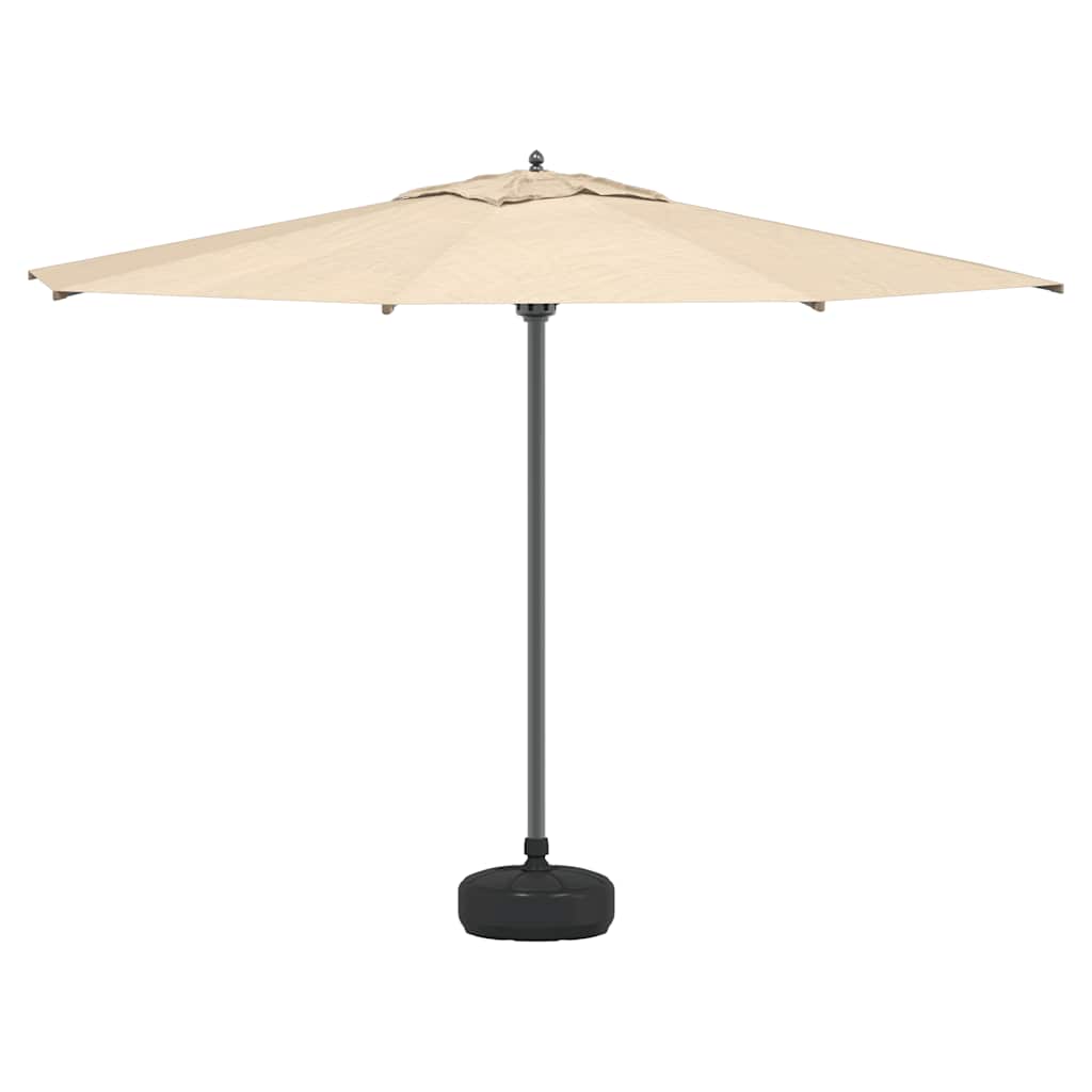 Base para guarda-sol com areia/água 15 l preto