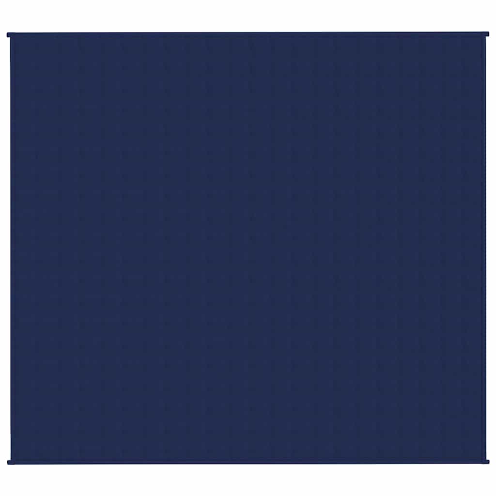 Manta pesada 5 kg 200x220 cm tecido azul