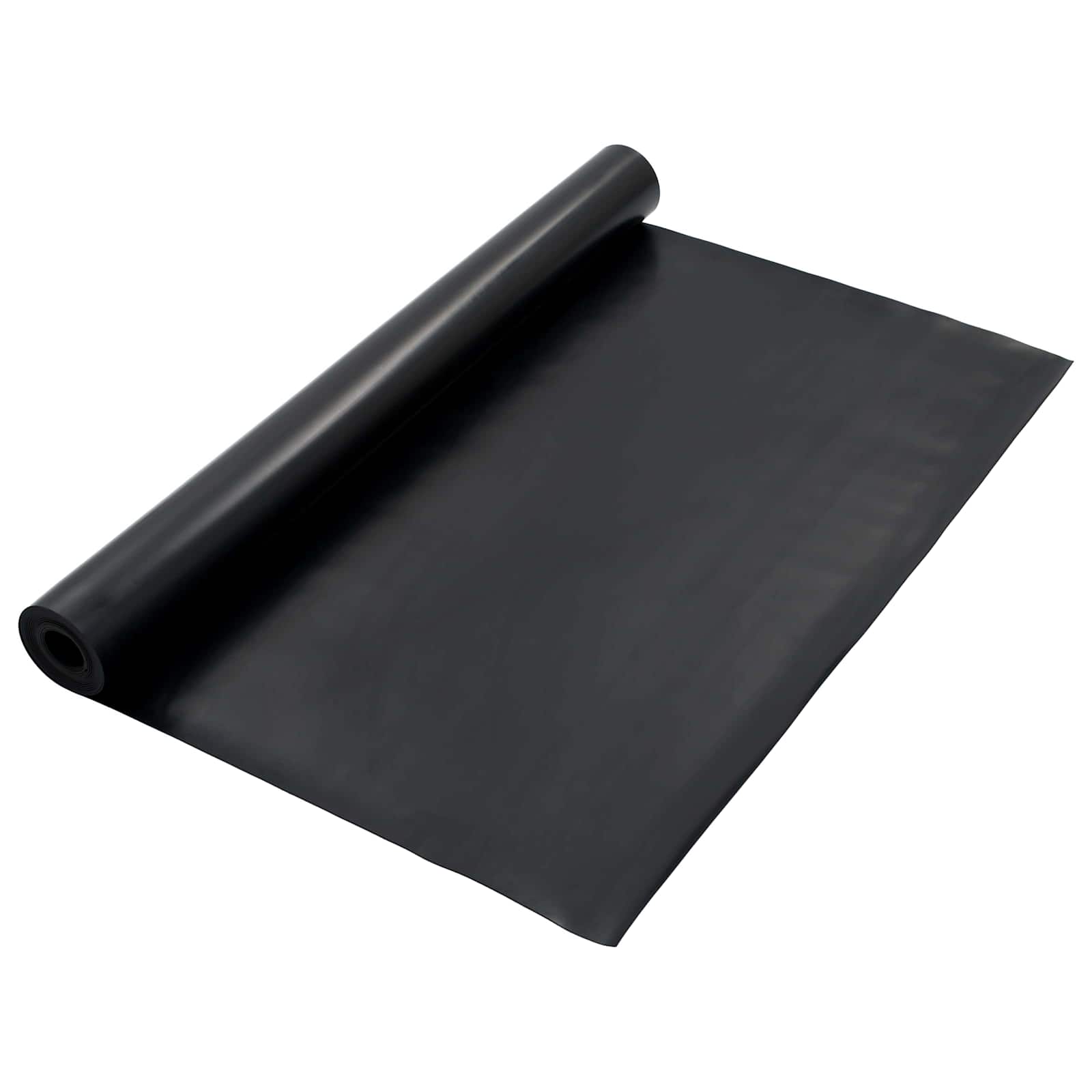 Tapete de piso preto 1,2 x 5 m borracha
