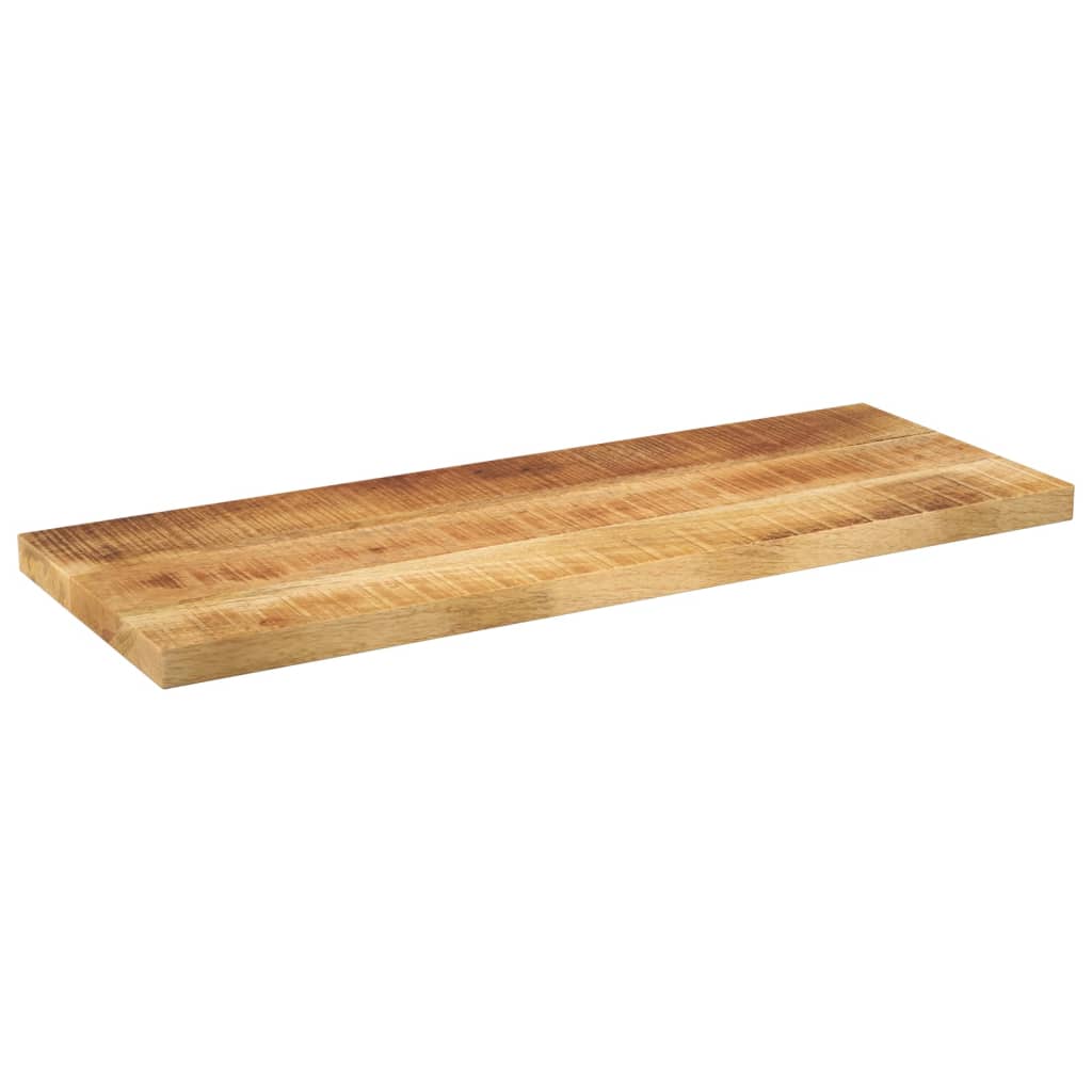 Tampo de mesa retangular 90x40x2,5 cm mangueira áspera maciça