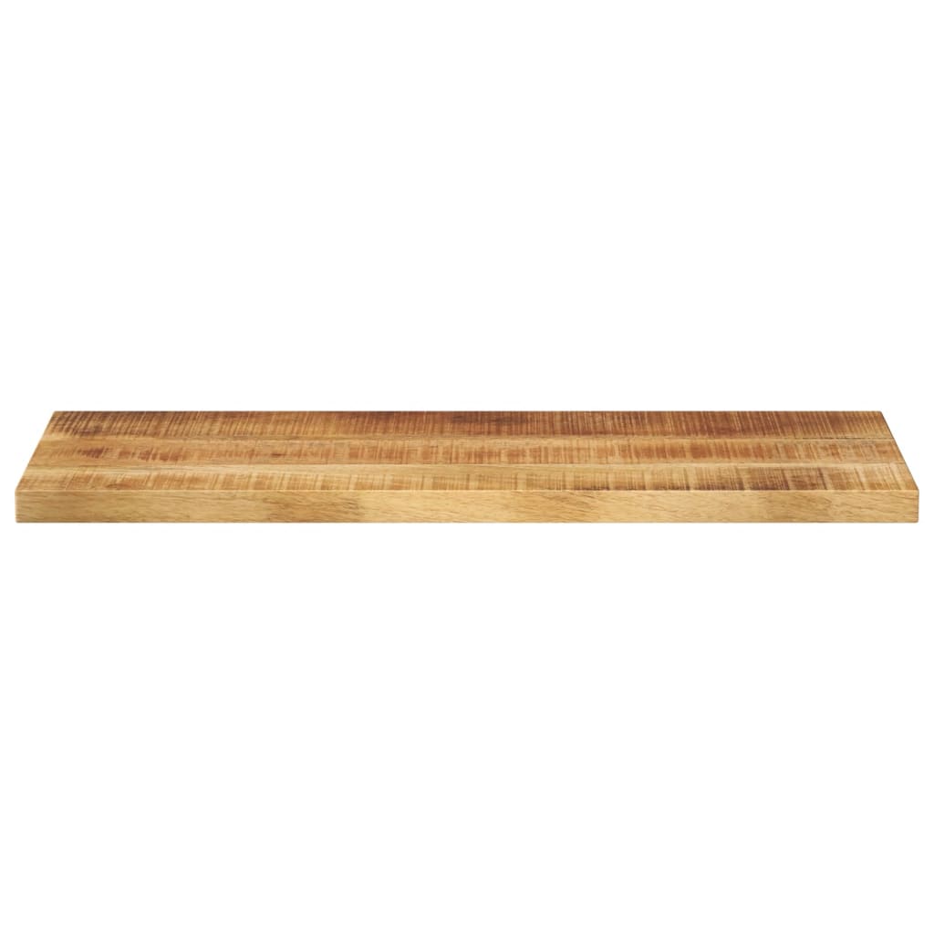 Tampo de mesa retangular 90x40x2,5 cm mangueira áspera maciça