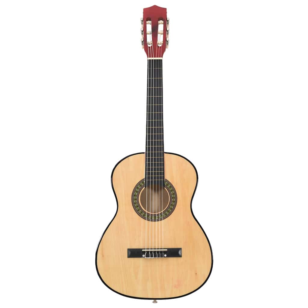 8 Pcs conjunto de guitarra clássica para iniciantes 3/4 36"