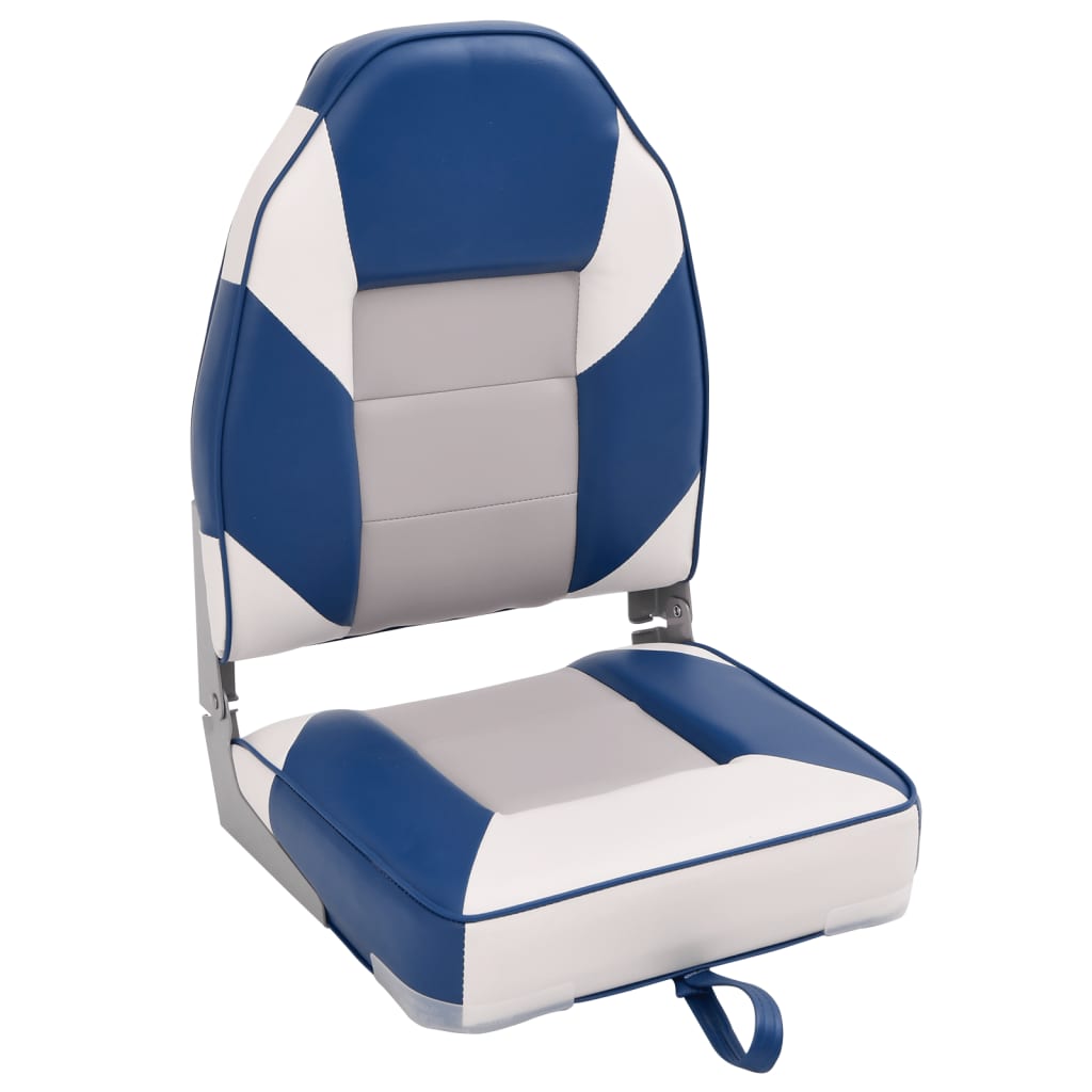 4 Pcs conjunto assento de barco dobrável com encosto alto