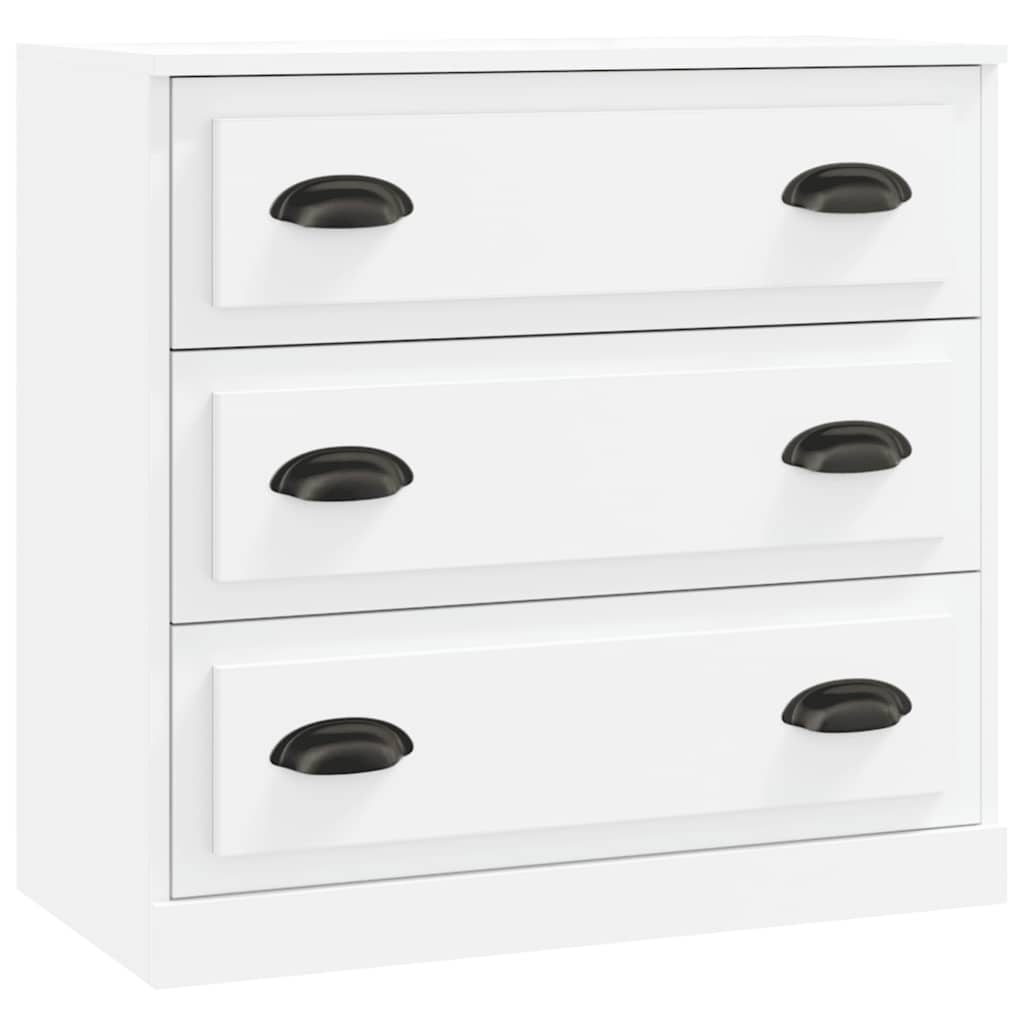 Aparadores 3 pcs madeira processada branco