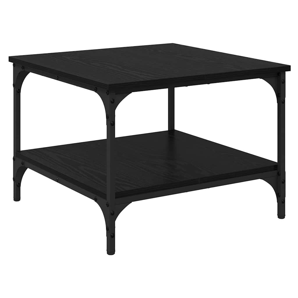 Mesa de centro carvalho preto 55 x 55 x 40 cm