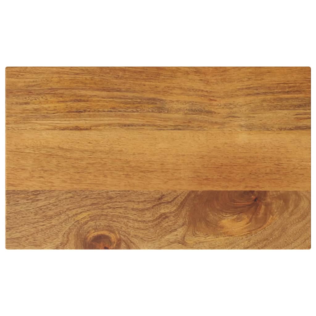 Tampo de mesa retangular 50x40x3,8 cm mangueira maciça