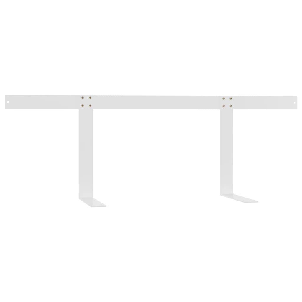 Encosto para sofá de paletes 110 cm ferro branco