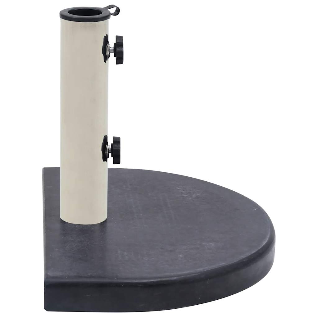 Base para guarda-sol 40x28x4 cm granito preto