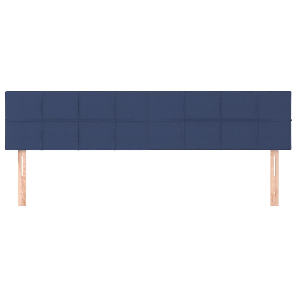 Cabeceiras azul 200x5x78/88 cm tecido