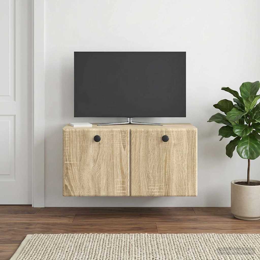 Gabinete de TV de parede 59,5 x 31 x 30 cm carvalho sonoma