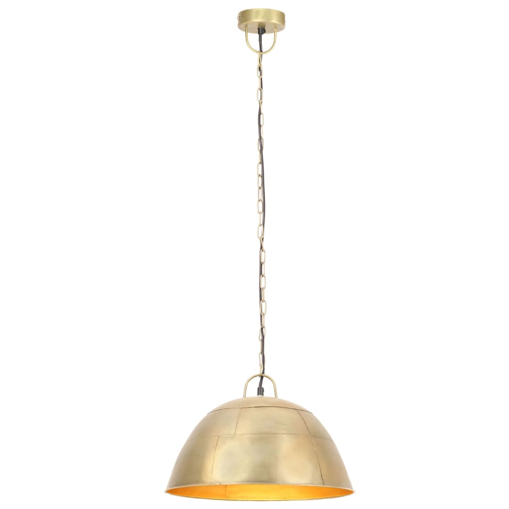 Candeeiro teto vintage indust. redondo 25 w 41 cm e27 bronze