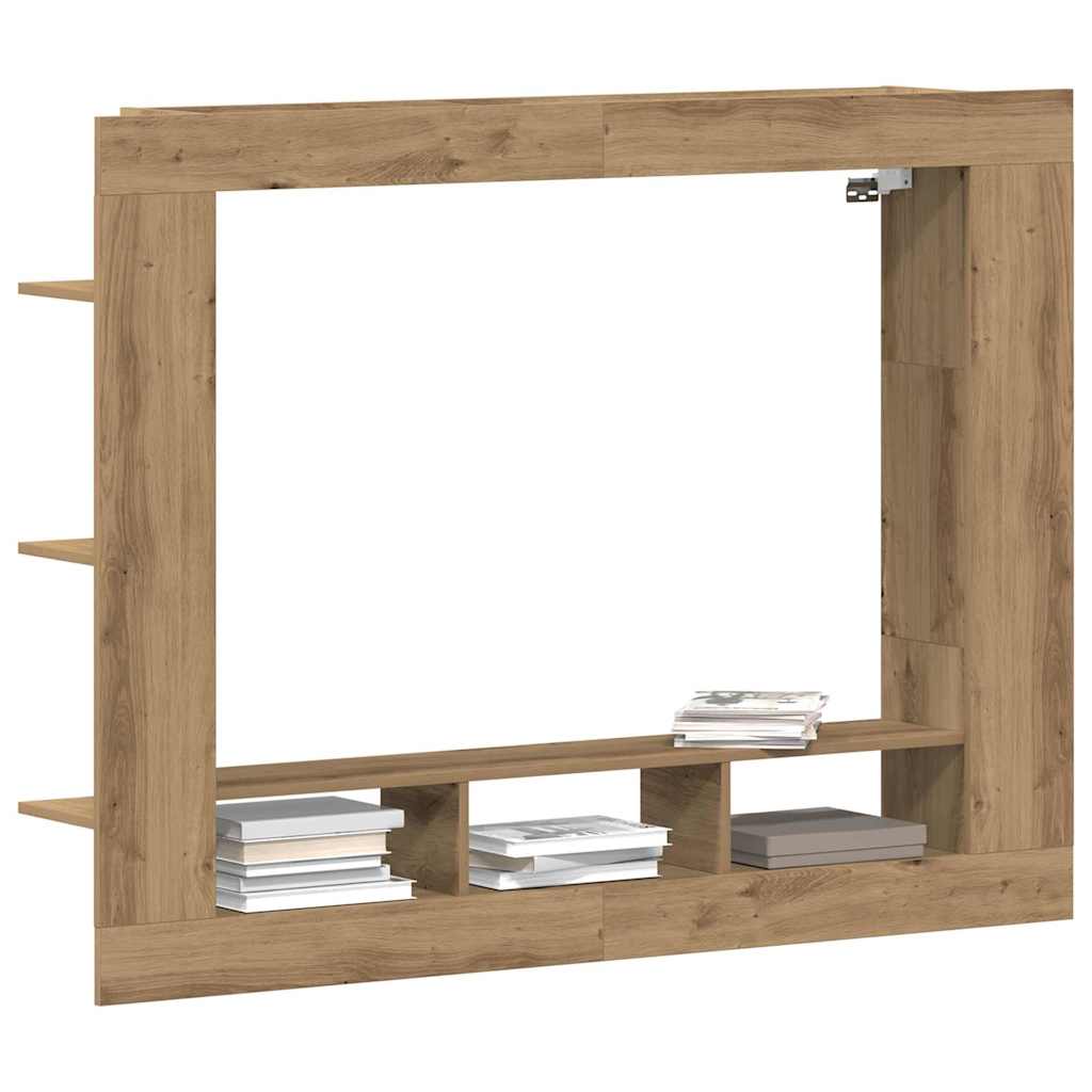Gabinete para TV 152 x 22 x 113 cm carvalho artisiano