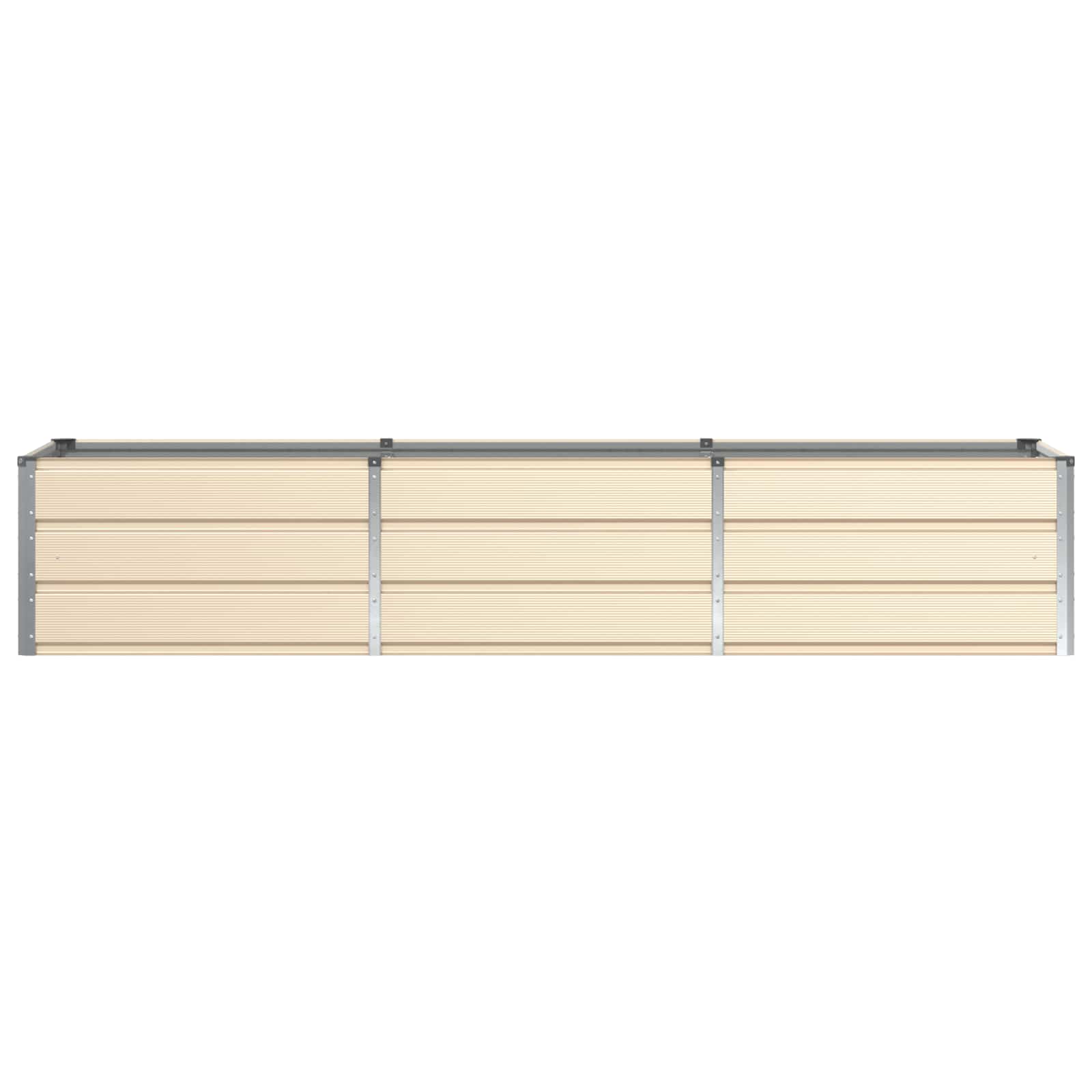 Floreira ivory 240 x 80 x 45 cm aço