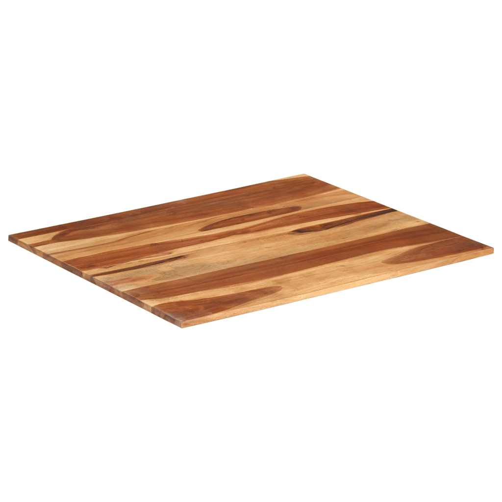 Tampo de mesa madeira de acácia maciça 15-16 mm 70x80 cm