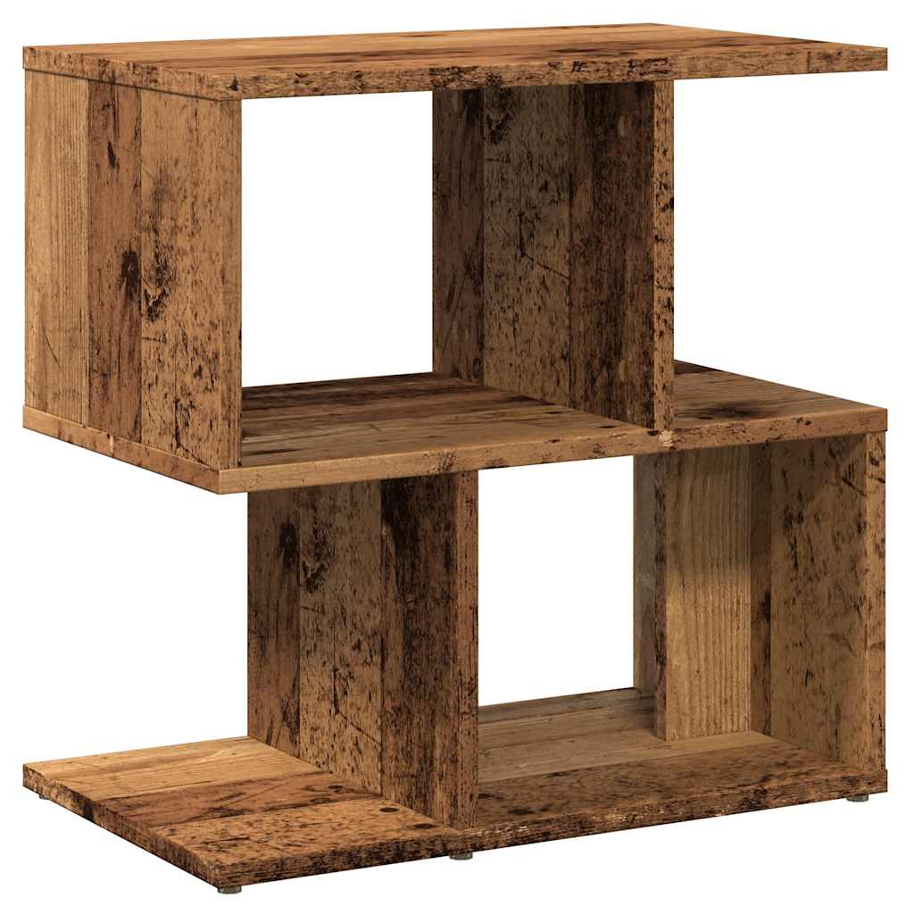 Mesa de cabeceira madeira velha 50x30x51,5cm madeira trabalhada