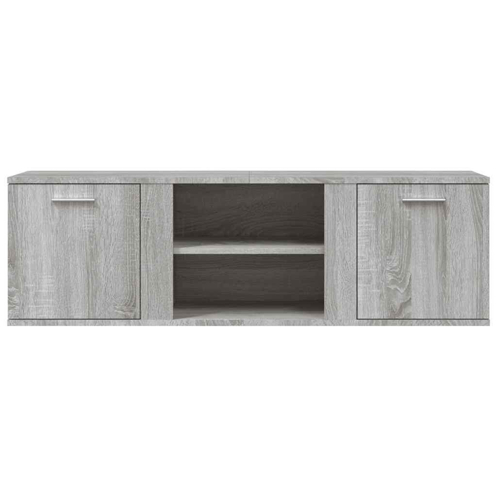 Móvel de TV 120x34x37 cm derivados de madeira cinzento sonoma