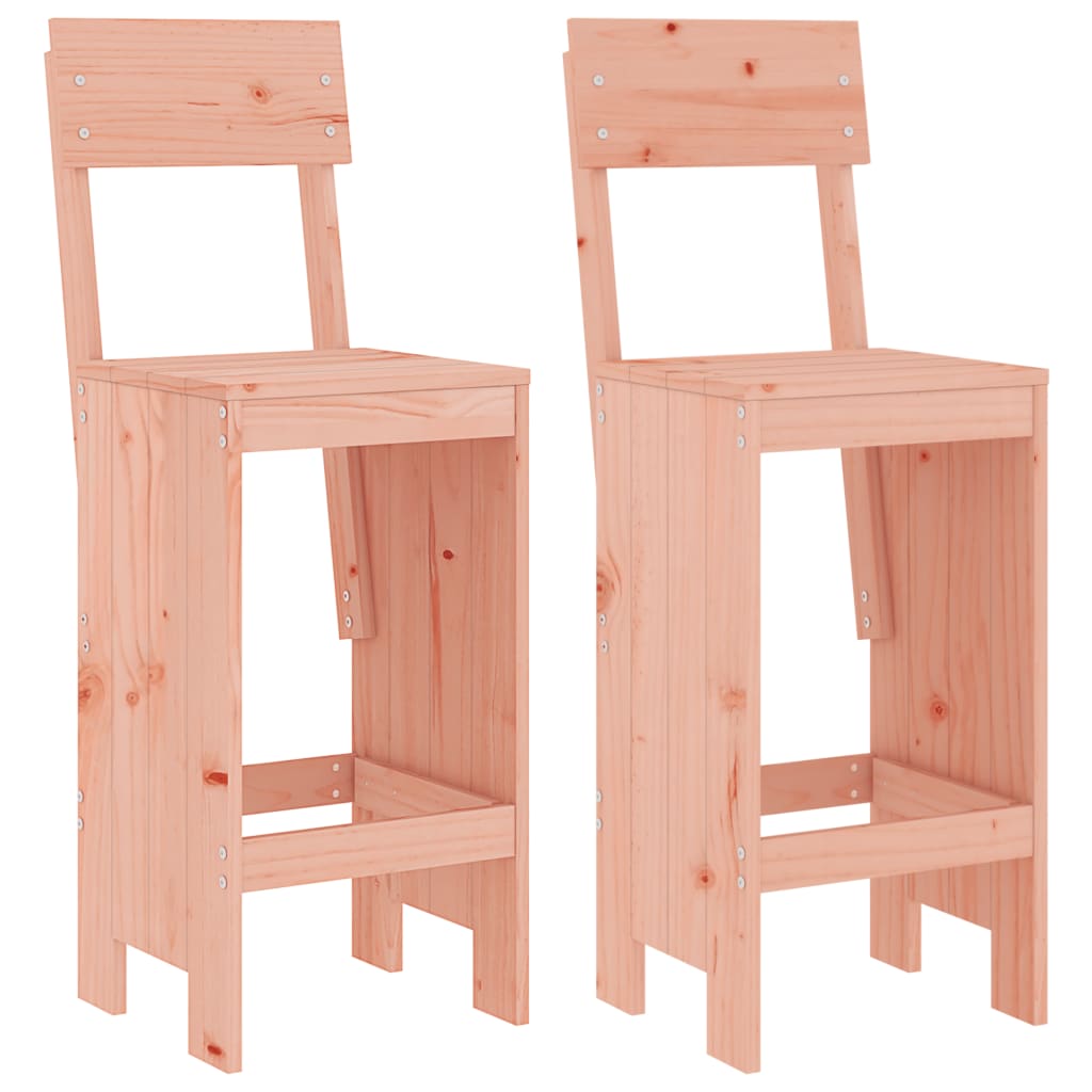 3 Pcs conjunto de bar para jardim madeira de douglas maciça