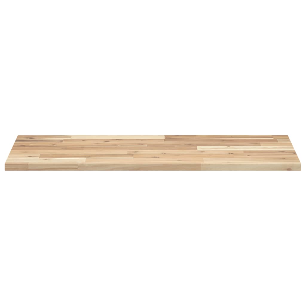 Tampo de mesa retangular 80x40x2 cm madeira de acácia maciça