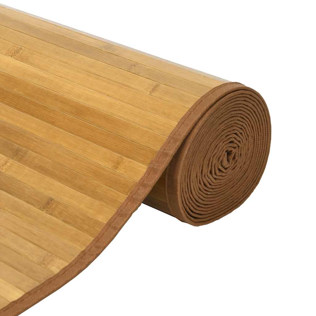 Tapete retangular 60x200 cm bambu cor natural