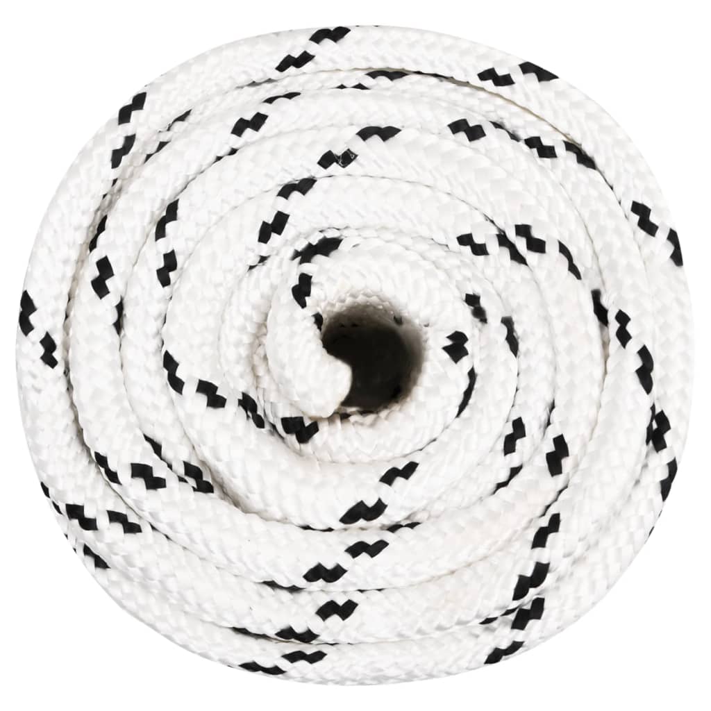 Corda de trabalho 18 mm 50 m poliéster branco